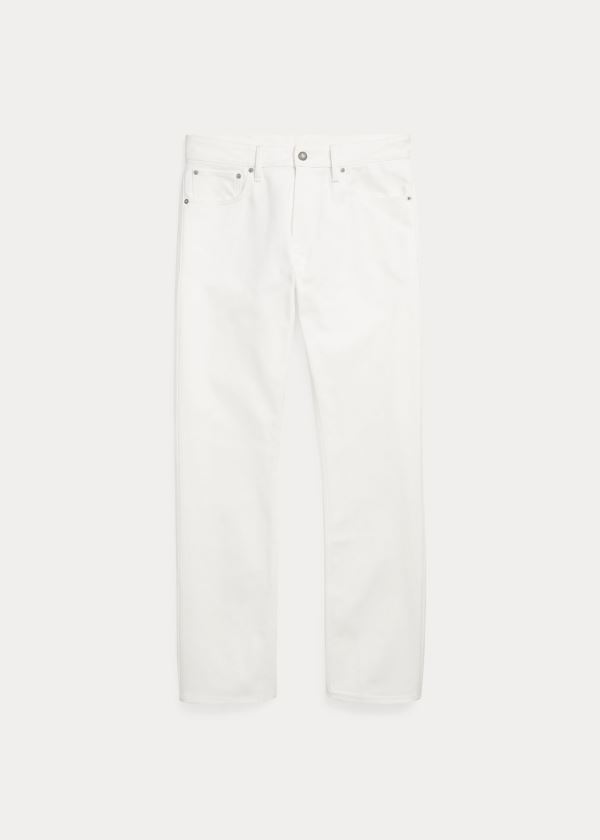 Jeans Ralph Lauren Hombre Blancos - Straight Fit - CJXNU4293